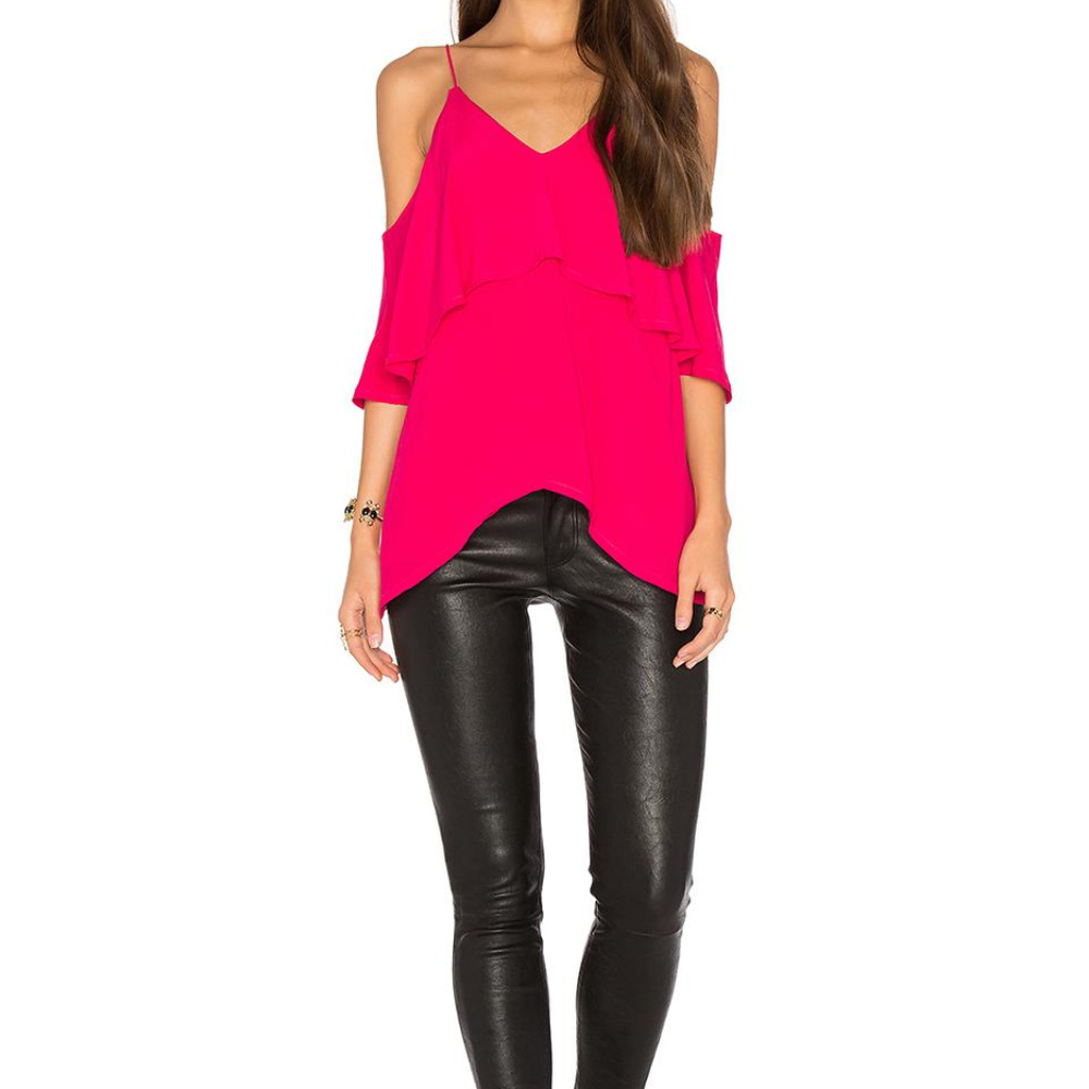 Hot Pink Cold Shoulder Cami Size XS